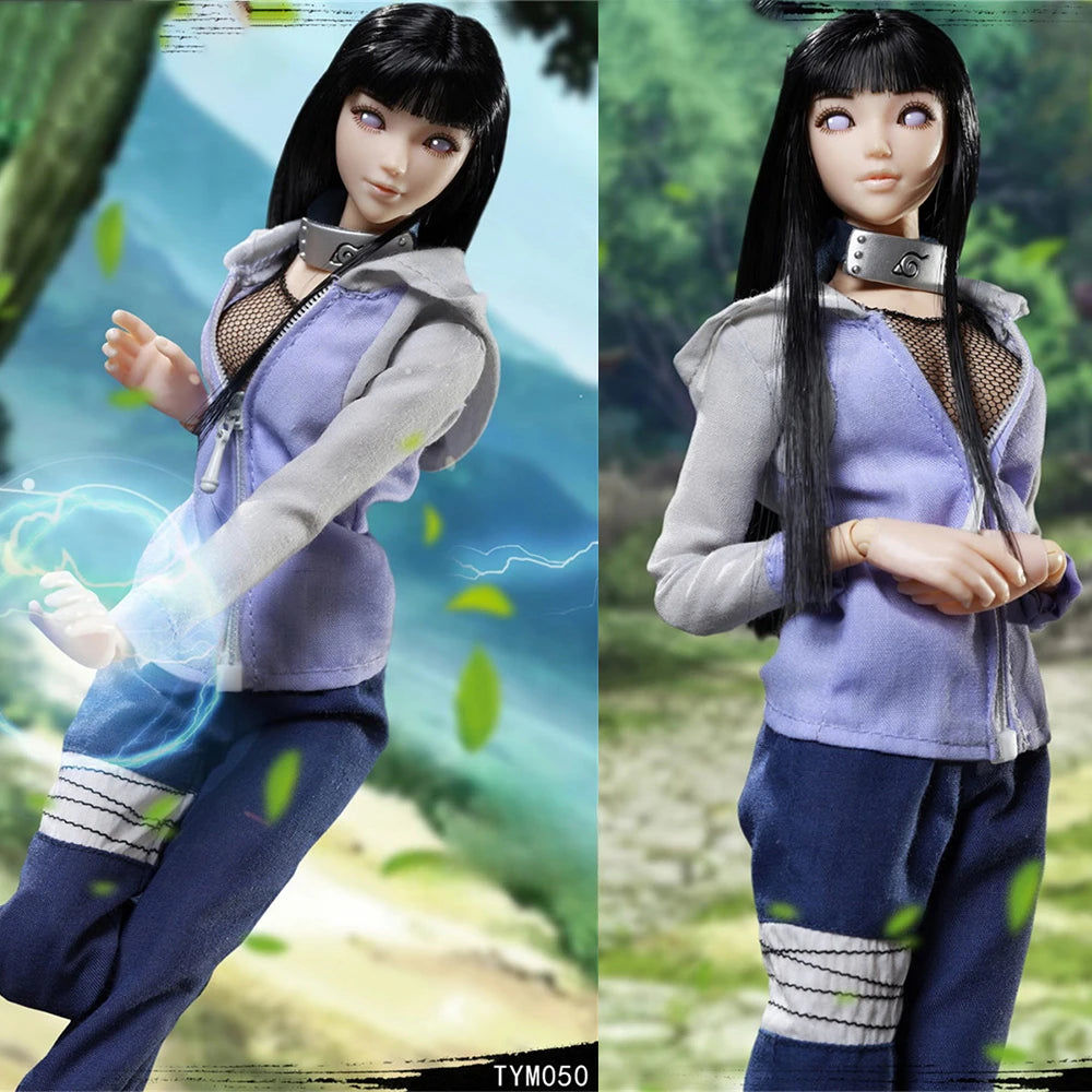 TYM050 1/6 Scale Japan Anime Character White Eyed Princess Ninja Shida Hyuga Hinata 6in Full Set Female Action Figure Dolls TYM050 1/6 Scale Japan Anime Character White Eyed Princess Ninja Shida Hyuga Hinata 6in Full Set Female Action Figure Dolls